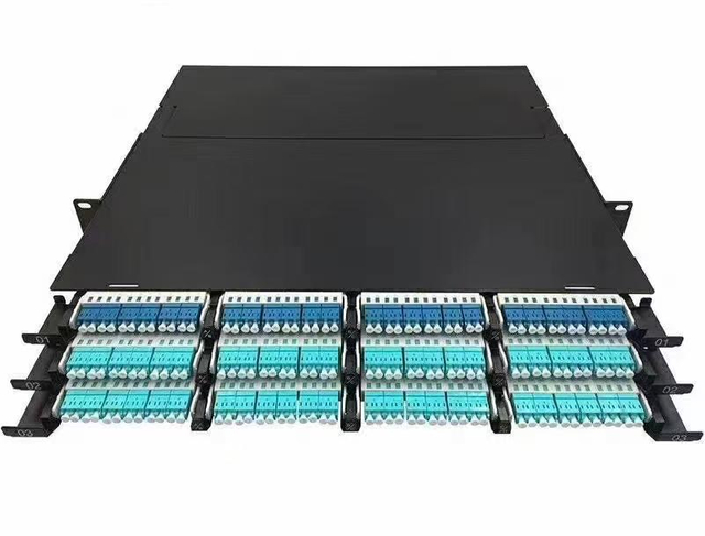 ZORA 1U 144 Cores แผงแพทช์ไฟเบอร์ออปติกที่สิ้นสุดล่วงหน้า MPO