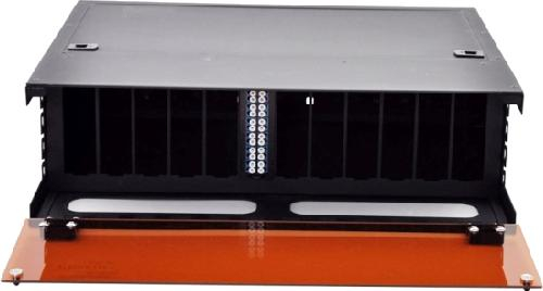 Patch panel światłowodowy ZORA 3U MPO z wstępnie zakończoną końc&oacute;wką